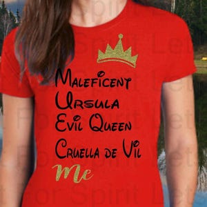 Disney Villain Shirt, Ladies Disney Villain Tee, Women’s Ursula Tshirt, Ursula Halloween Shirt, Villain Shirt, Disney Villain, Disney Tee