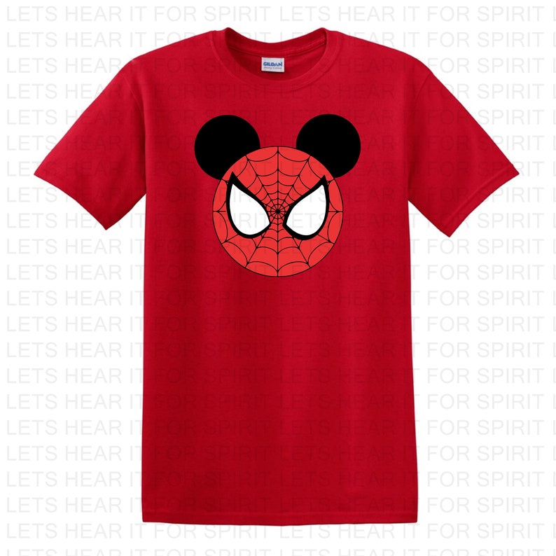 Spiderman Shirt, Disney Spiderman Tee, Spiderman Mickey Shirt, Disney Spiderman Shirt, Personalized Spiderman T-Shirt Disney Family Vacation Red
