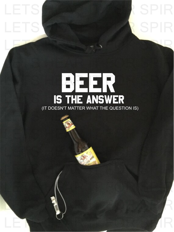 Beer pouch sweatshirt store