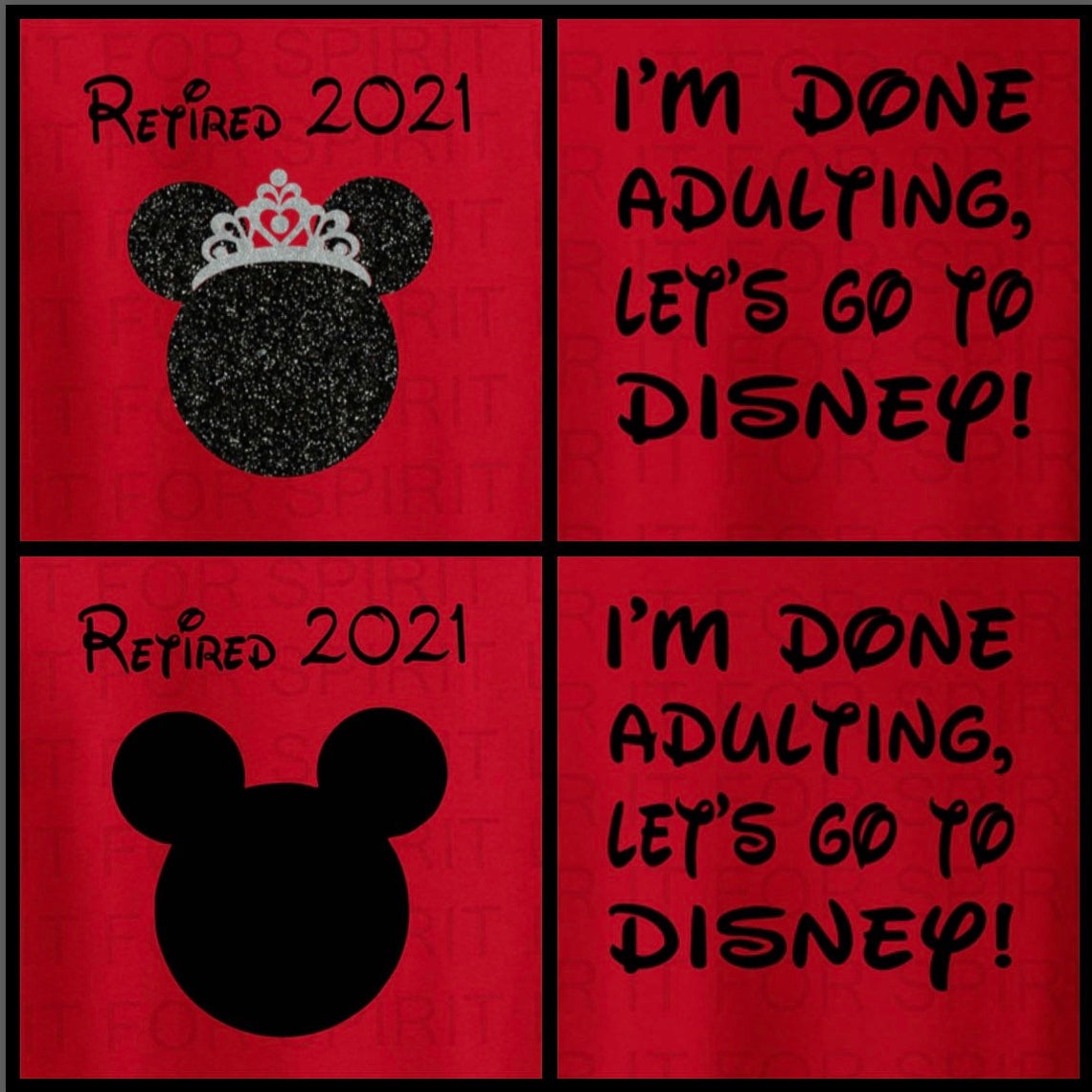 Retired 2021 Disney Retirement Shirt Retired Minnie Mouse Etsy