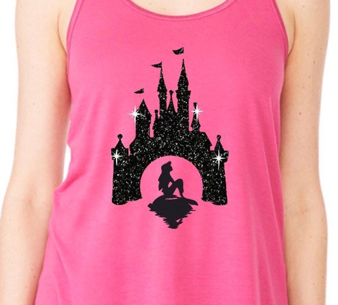 Ariel Tank the Little Mermaid Tank Top Disney Princess Etsy
