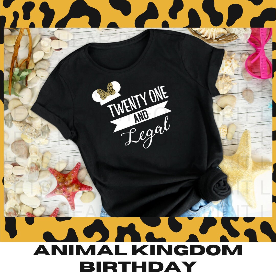 Animal Kingdom 21st Birthday Shirt 21st 