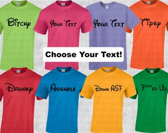 7 Dwarfs Shirts, Personalized Dwarf Shirts, Custom Matching