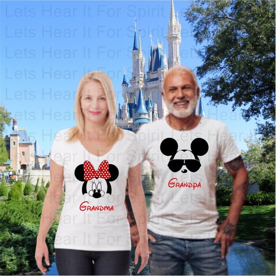 Matching mickey and sales minnie shirts