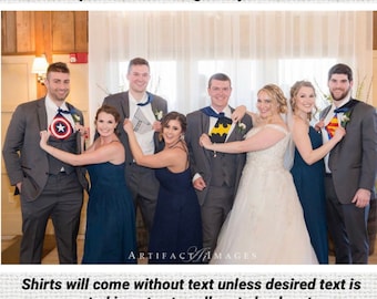 Superhero Shirts, Groomsmen Shirts, Groomsmen Superhero Shirts, Wedding Party Superhero Shirts, Bachelor Party Shirts, Groomsman