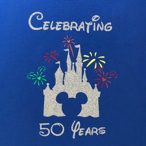 Disney Anniversary Shirt Disney Shirt with Castle Mickey and Fireworks, Disney Couple Shirts, Personalized Disney Anniversary Trip Couples