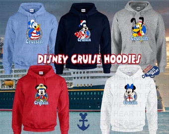 Disney Cruise Hoodie Sweatshirt, Disney Cruise Family Hoodies, Mickey & Minnie Mouse Matching Family Cruise Cruise Hoodies, Adult and Youth