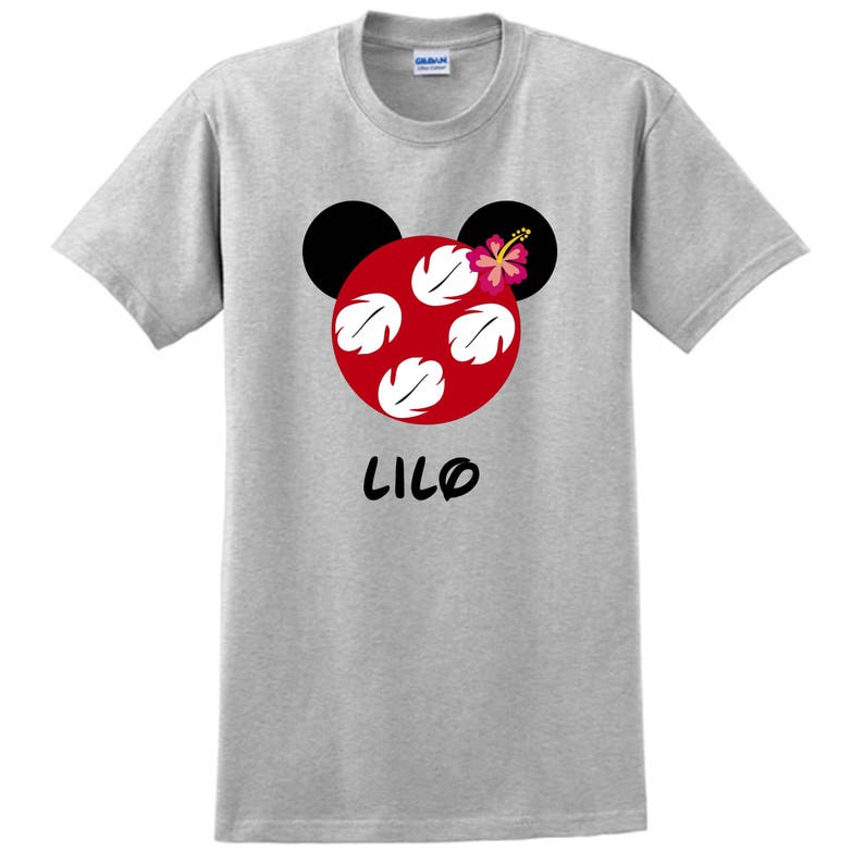 Lilo and Stitch Shirt, Disney Lilo and Stitch Shirts, Disney Family Shirt, Disney Matching Tee, Personalized Lilo and Stitch Tees afbeelding 5