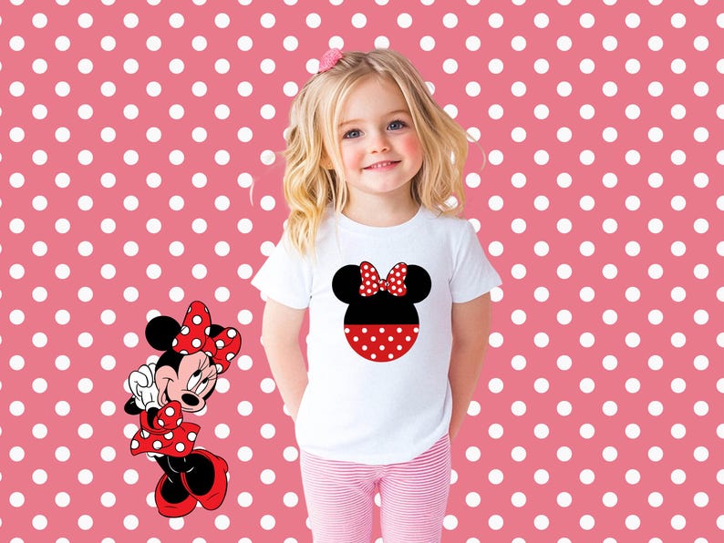 Minnie Polka Dot Tshirt, Disney Minnie Mouse Shirt, Disney Trip Matching Shirts, Minnie Mouse TShirt, Cute Minnie Shirt, Minnie Mouse Gift image 2