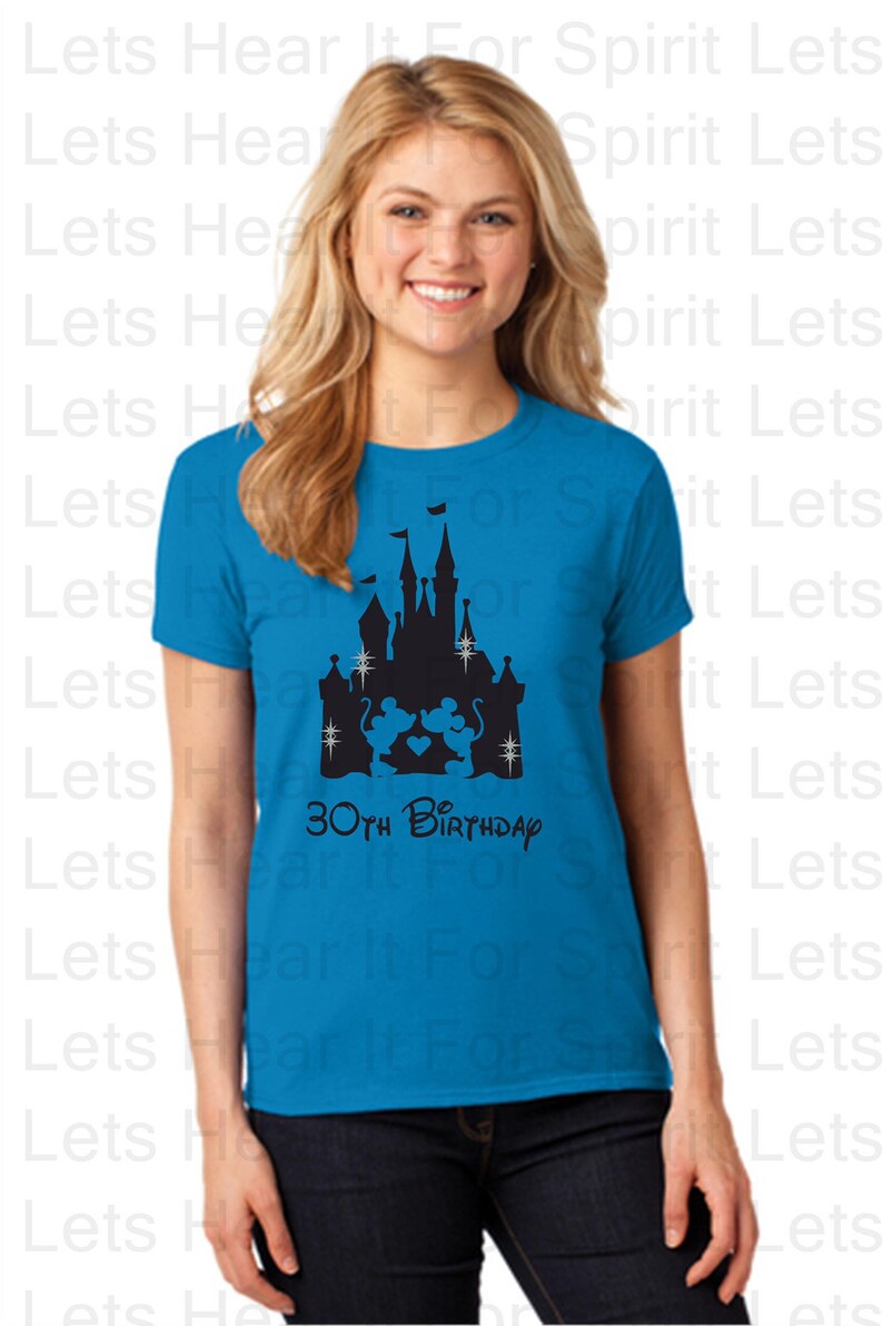 disney cake castle shirt