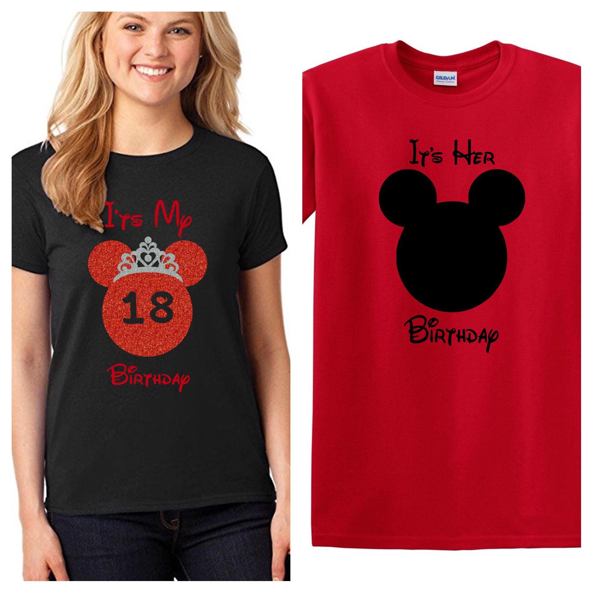 Minnie Mouse Birthday Shirt/Disney Birthday Shirt/Adult