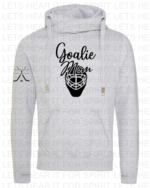 Goalie Mom Hoodie, Hockey Mom Hoodie, Personalized Goalie Mom Hoodie, Hockey Goalie Mom Hoodie, Customized Goalie Mom Hoodie Hockey Mom Gift