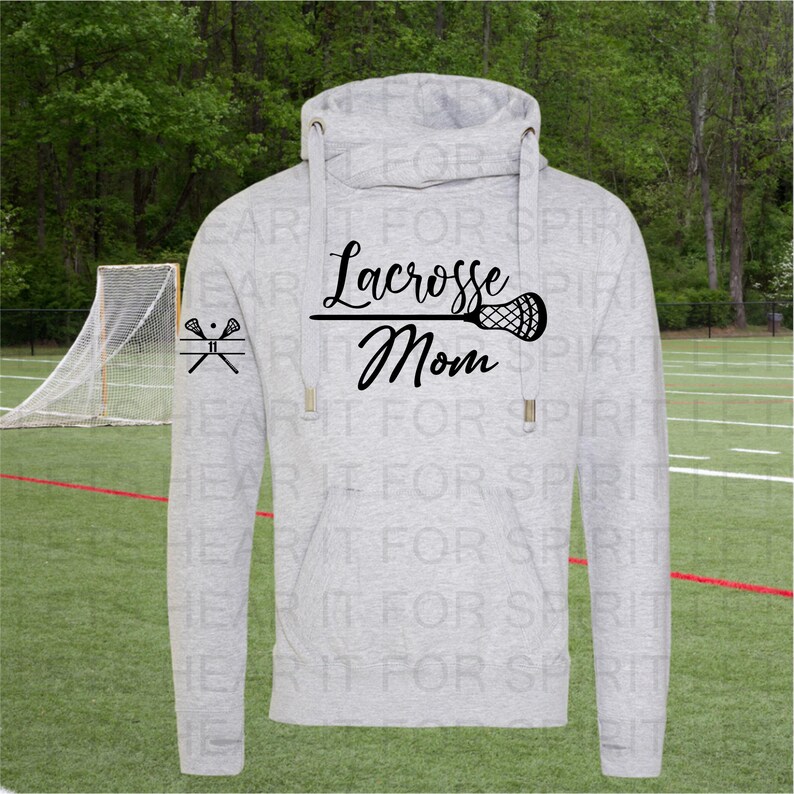 Lacrosse Mom Hoodie Lacrosse Mom Customized Hoodie Lacrosse Etsy