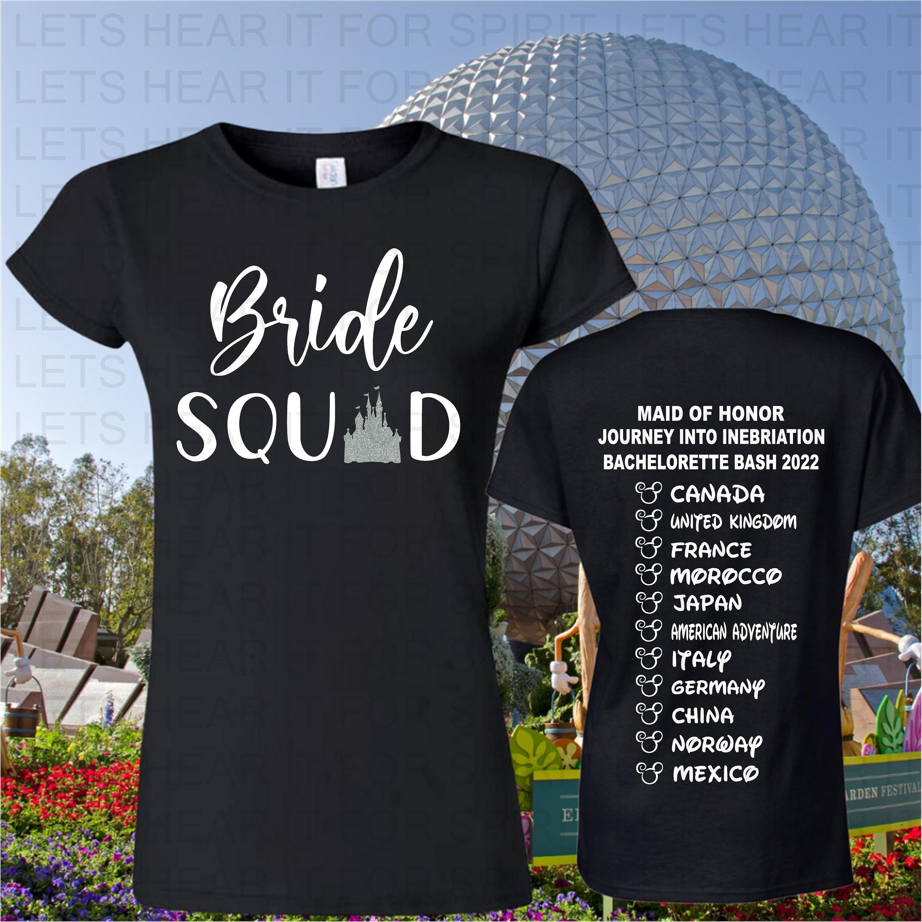 Disney Bachelorette Shirts Disney Bride Shirt Disney Bridal Etsy Osterreich