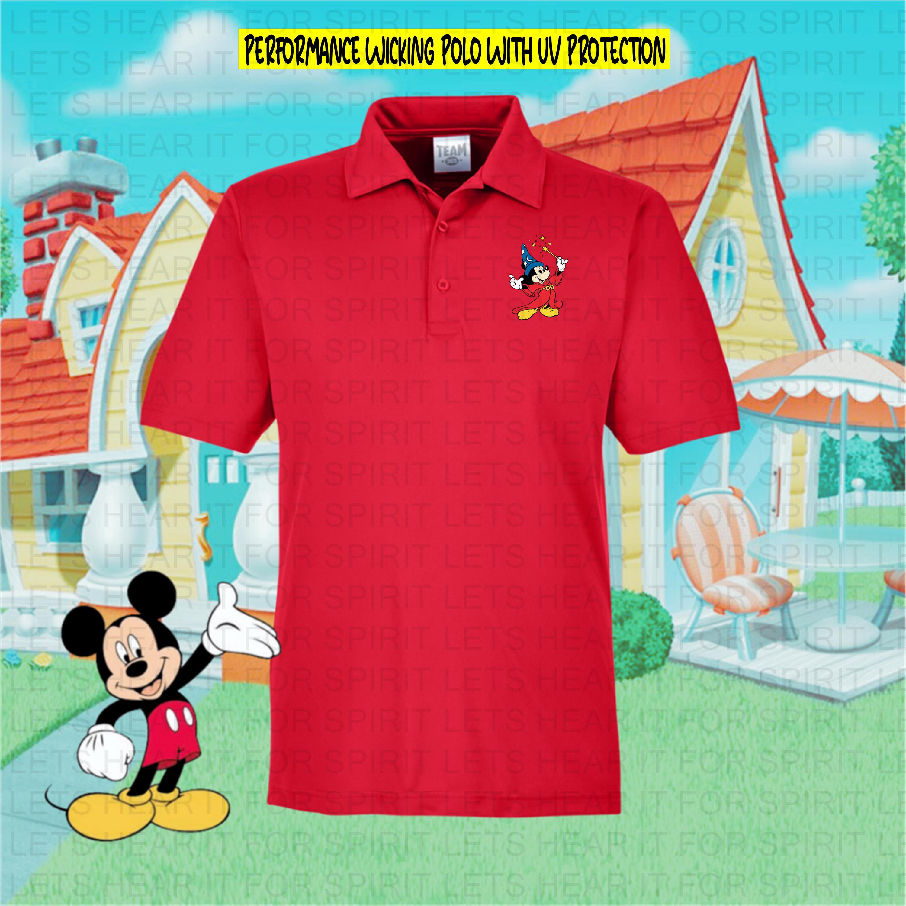 mickey mouse performance polo