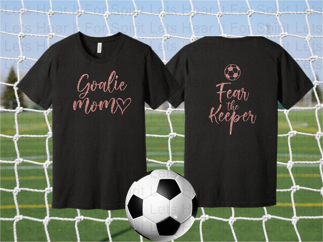 Soccer Mom Shirt, Soccer Mom Glitter Tshirt for Women, Soccer Goalie