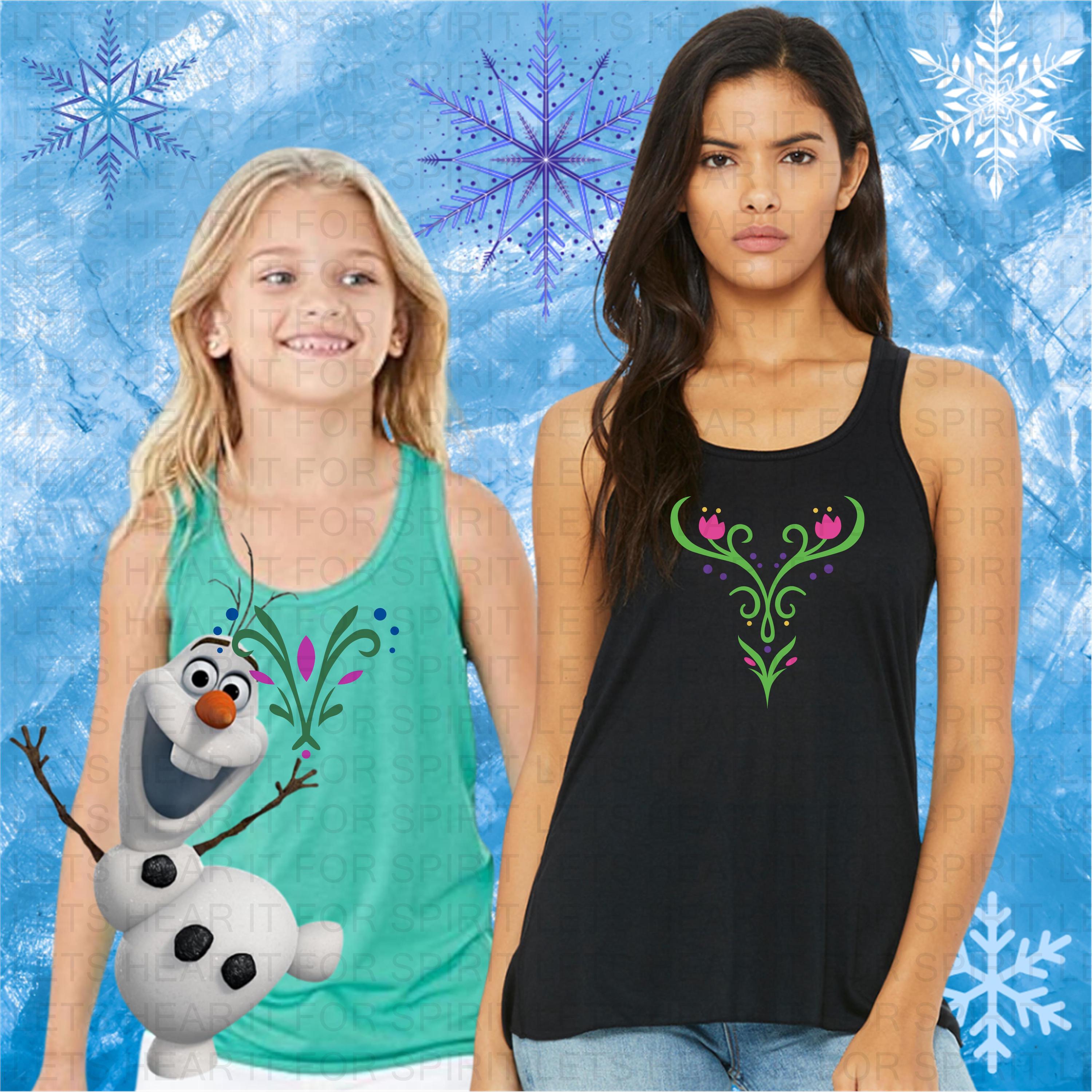 Elsa Tank Disney Frozen Tank, Elsa and Anna Tanks, Princess Anna Shirt Elsa Shirt ...