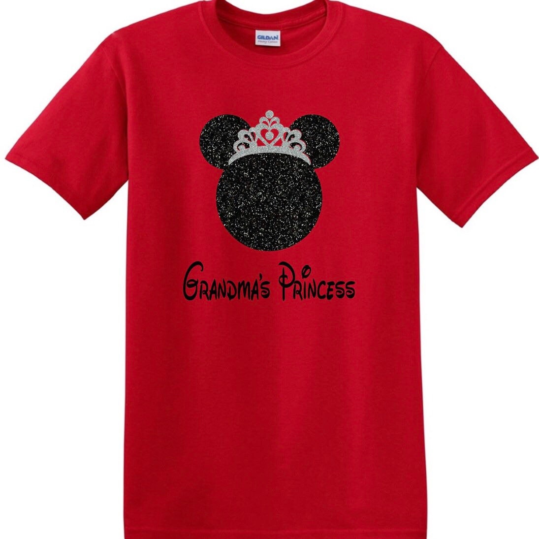 Discover Disney Grandma Shirt, Disney Grandma's Little Princess T-shirt, Grandma Glitter Minnie Mouse Shirt, Grandma's Little Princess Shirt, Grandma