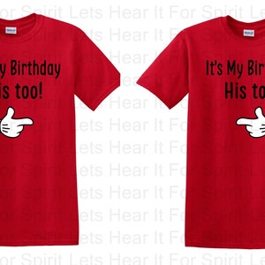 Twin Birthday Shirts, Twins Birthday T-shirts, Birthday Shirts for Twins, Cute Twin Birthday Tees, Funny Twin Shirt, Birthday Gift for Twins