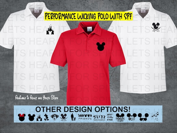 Disney Polo Shirt, Mens Mickey Mouse Golf Polo Shirt, Mens Disney Castle Shirt, Mens Disney Performance Polo Shirt, Family Vacation, Pirate