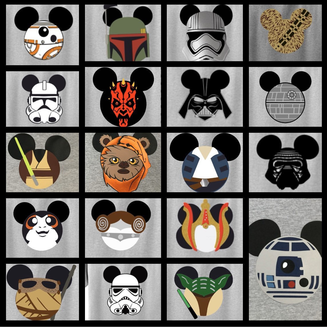 disney star wars shirts for family