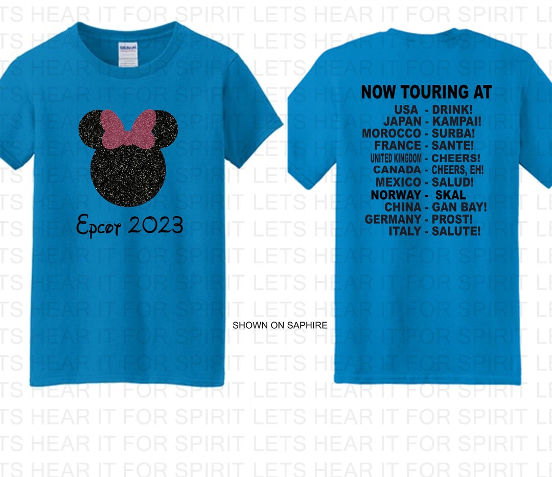 Epcot Birthday Shirt, Epcot Birthday Drinking Around the World, Epcot