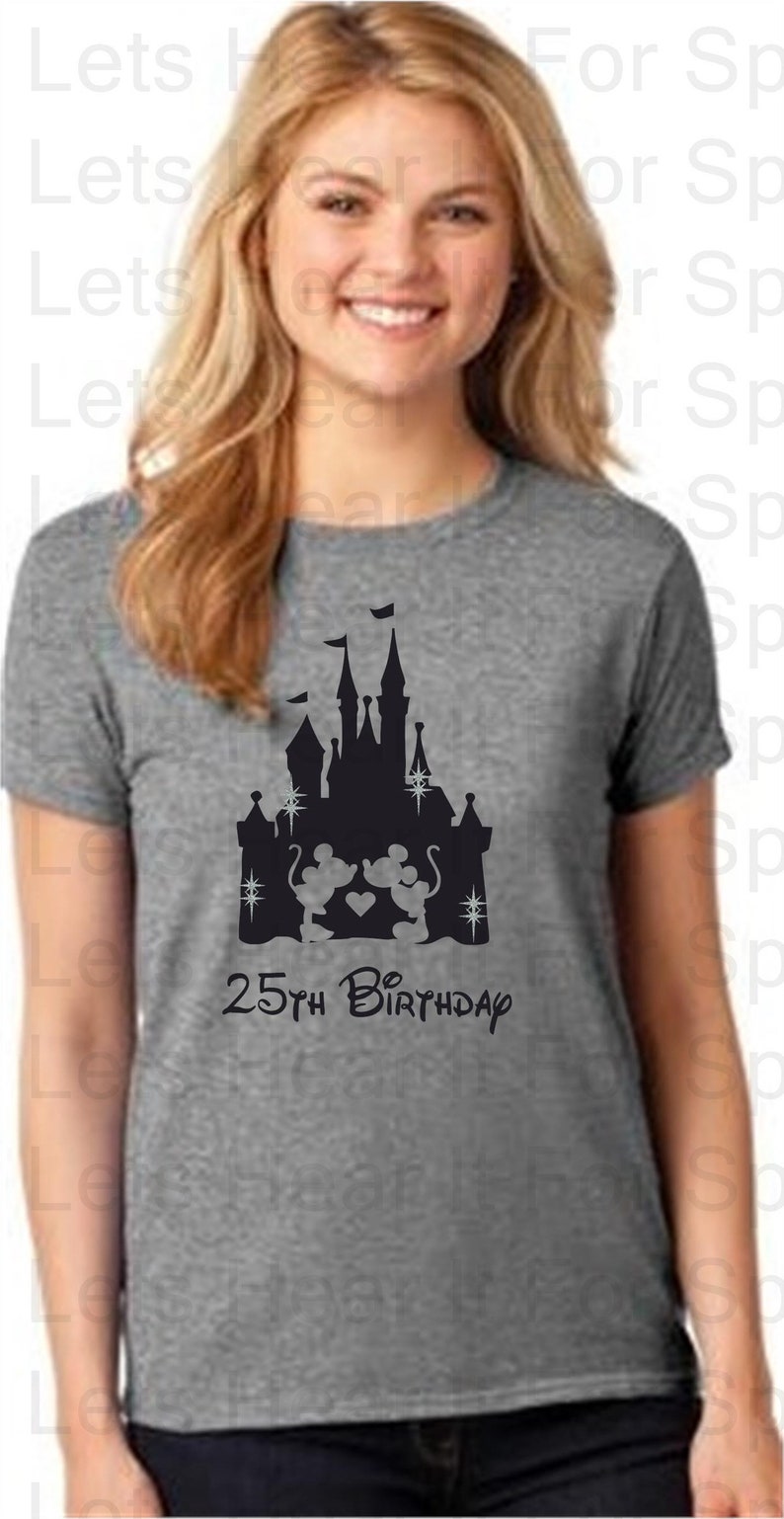disney cake castle shirt