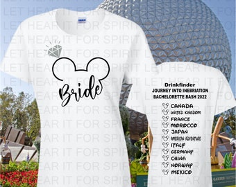 Disney Bachelorette Shirts Disney Bride Shirt Disney Bridal Etsy 日本