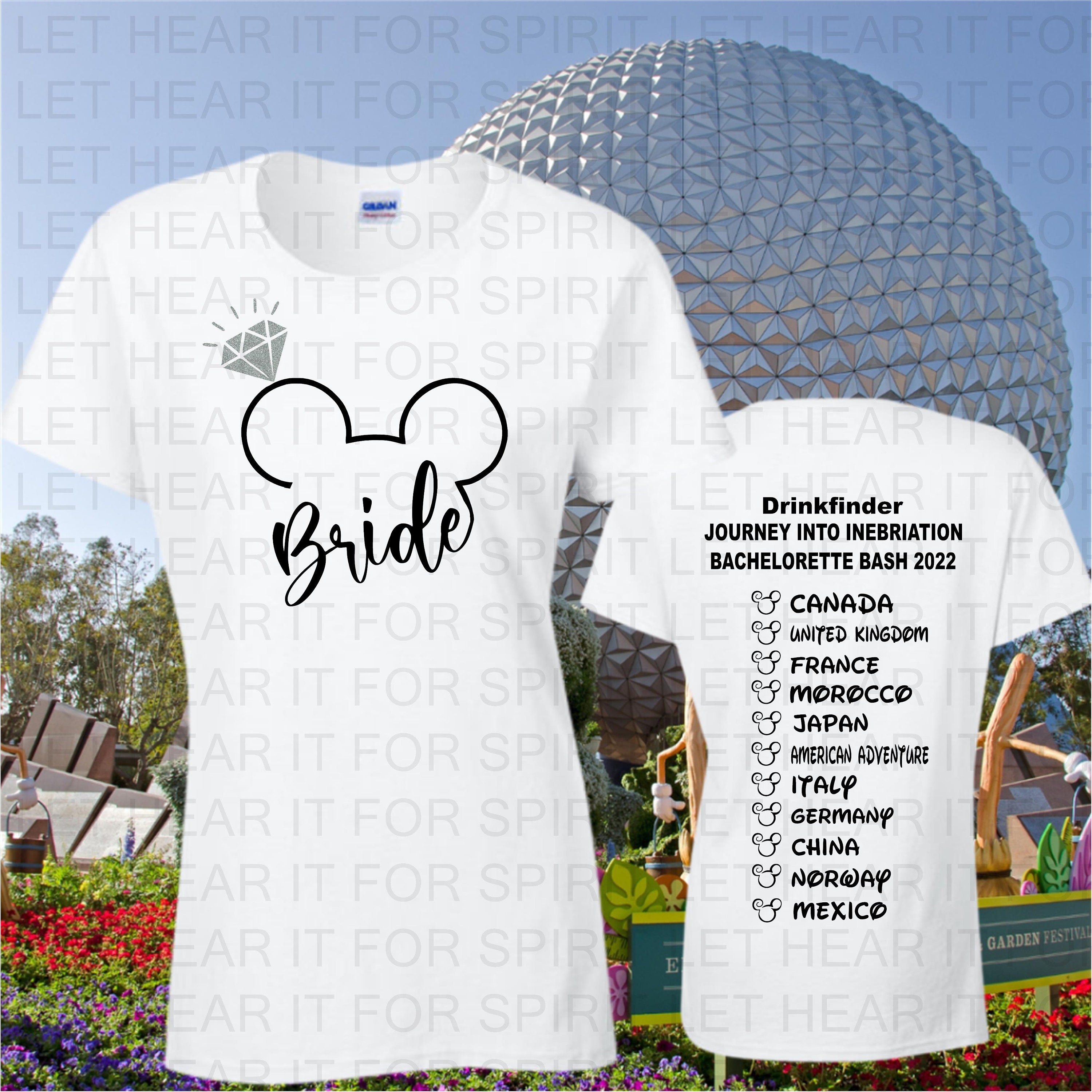 Disney Bachelorette Shirts Disney Bride Shirt Disney Bridal Etsy Osterreich