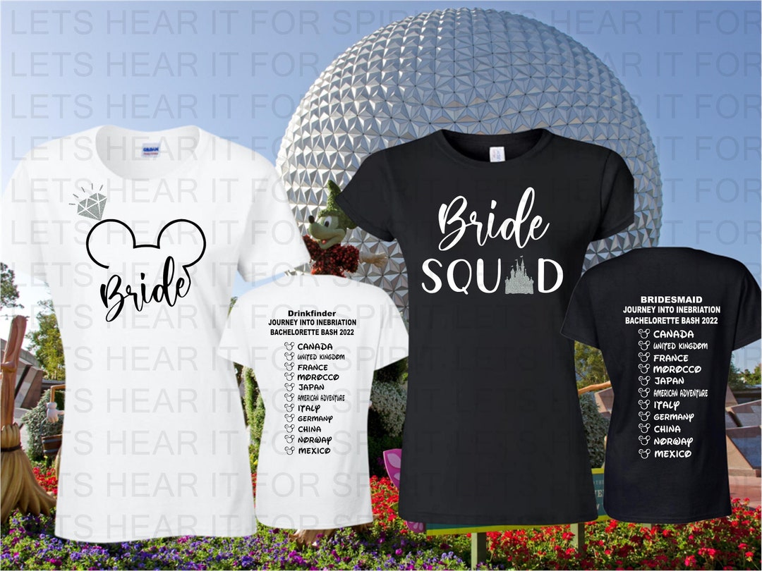 Disney Bachelorette Shirts Disney Bride Shirt Disney Bridal Etsy 日本