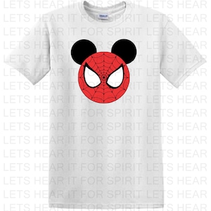 Spiderman Shirt, Disney Spiderman Tee, Spiderman Mickey Shirt, Disney Spiderman Shirt, Personalized Spiderman T-Shirt Disney Family Vacation White