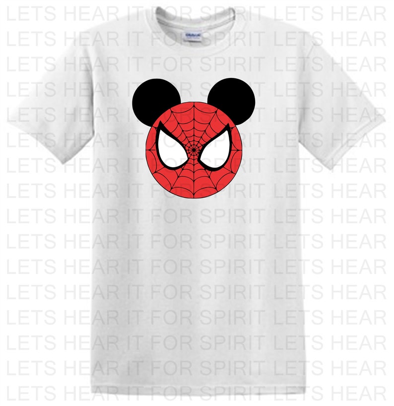 Spiderman Shirt, Disney Spiderman Tee, Spiderman Mickey Shirt, Disney Spiderman Shirt, Personalized Spiderman T-Shirt Disney Family Vacation White