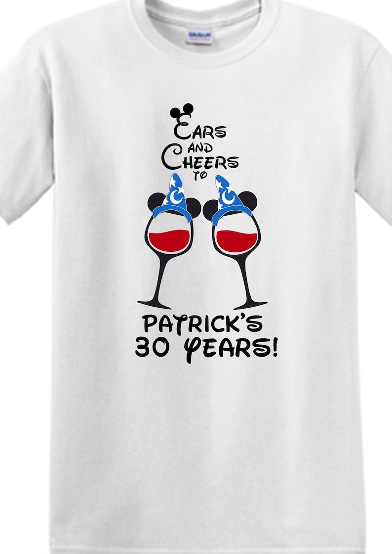 Ears and Cheers to 30 Years Disney 30th Birthday Shirt Etsy