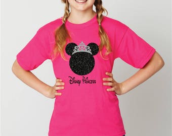 Minnie Ears Camicia / Minnie Mouse Ears Camicia / Personalizzato Minnie Ears Camicia / Disney Camicia / Disney World / Disneyland Family Vacation Shirts / T Regalo