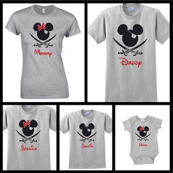 disney pirate shirts family