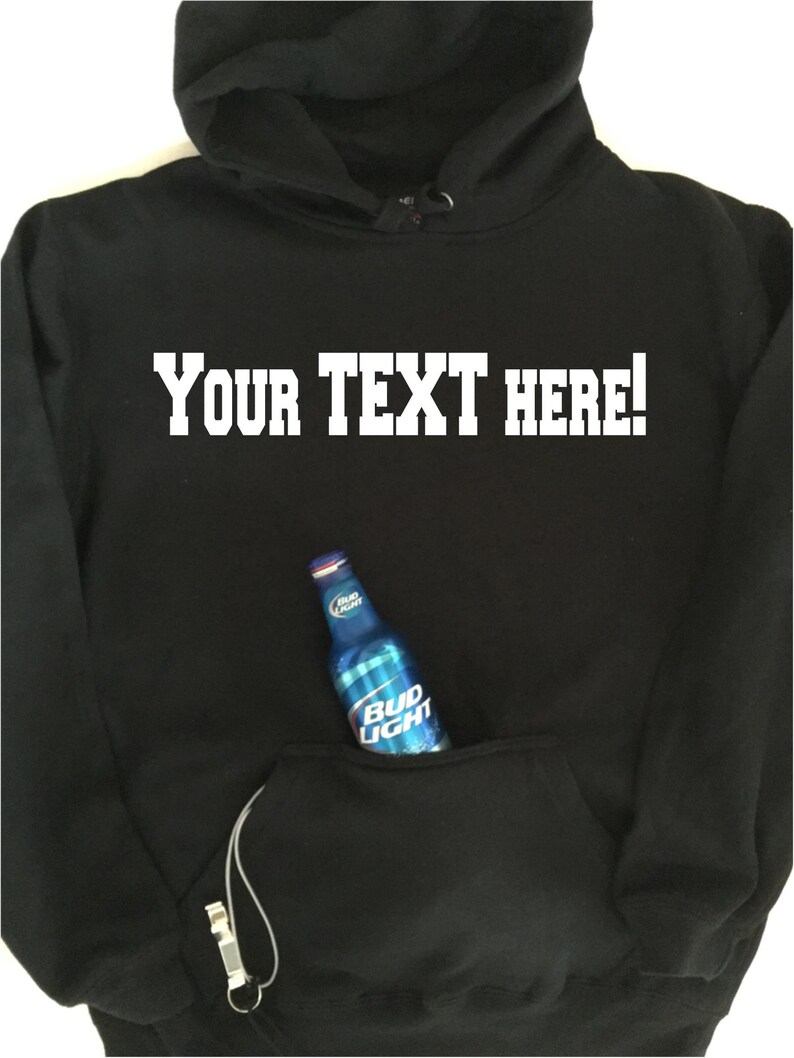 Custom Tailgate Hoodie Sweatshirt built in neoprene insulated Etsy