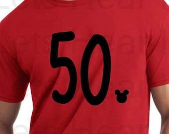 Disney Birthday Shirt, Mens Disney Birthday Shirt, Mens Mickey Birthday Shirt, Mickey Bday, Disney Birthday Shirt, Performance Tee Available