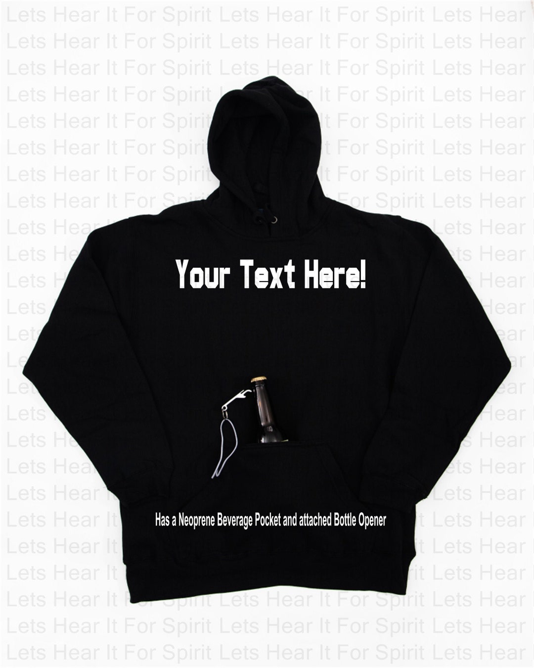 Tailgate Hoodie Custom Tailgate Hoodie Your Text Here Tailgate Hoodie