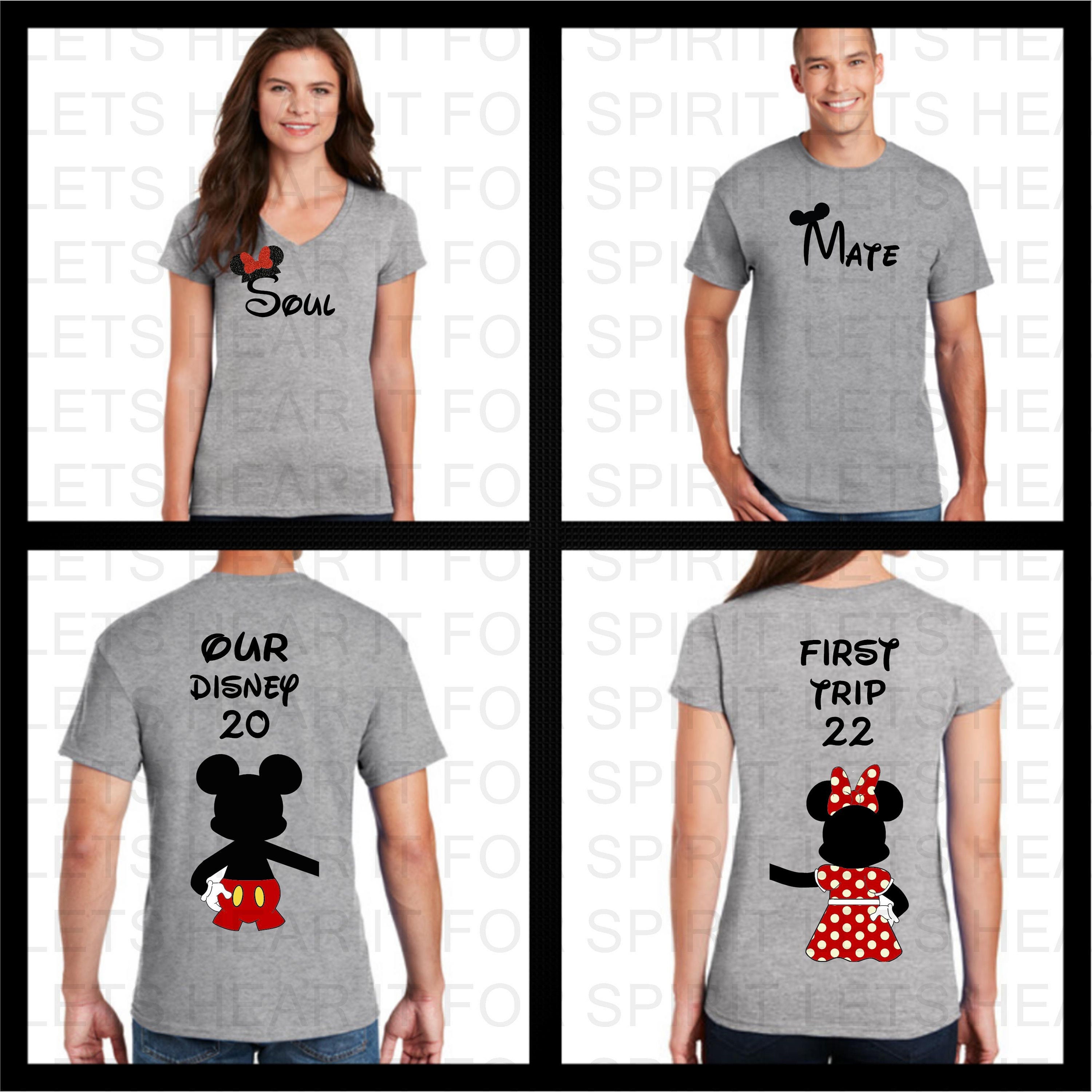 Disney Shirts Mate First Trip T-shirts Mickey - Etsy