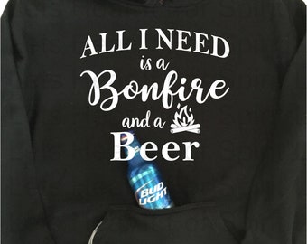 Beer It up Slogan Custom Design Graphic Hoodie Sweatshirt for Men Women 