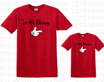 Camiseta de cumpleaños de Disney, camiseta de cumpleaños de Disney para él, camiseta de cumpleaños de Disney para ella, camiseta de cumpleaños para regalo de Disney