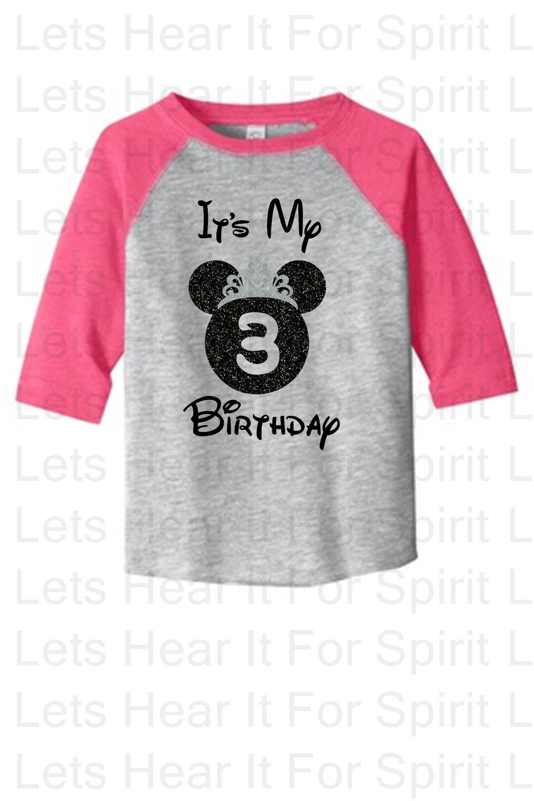 Disney Birthday Shirt Minnie Birthday Raglan Disney Birthday - Etsy