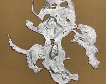 Splash Metal Wall Art Various Sizes