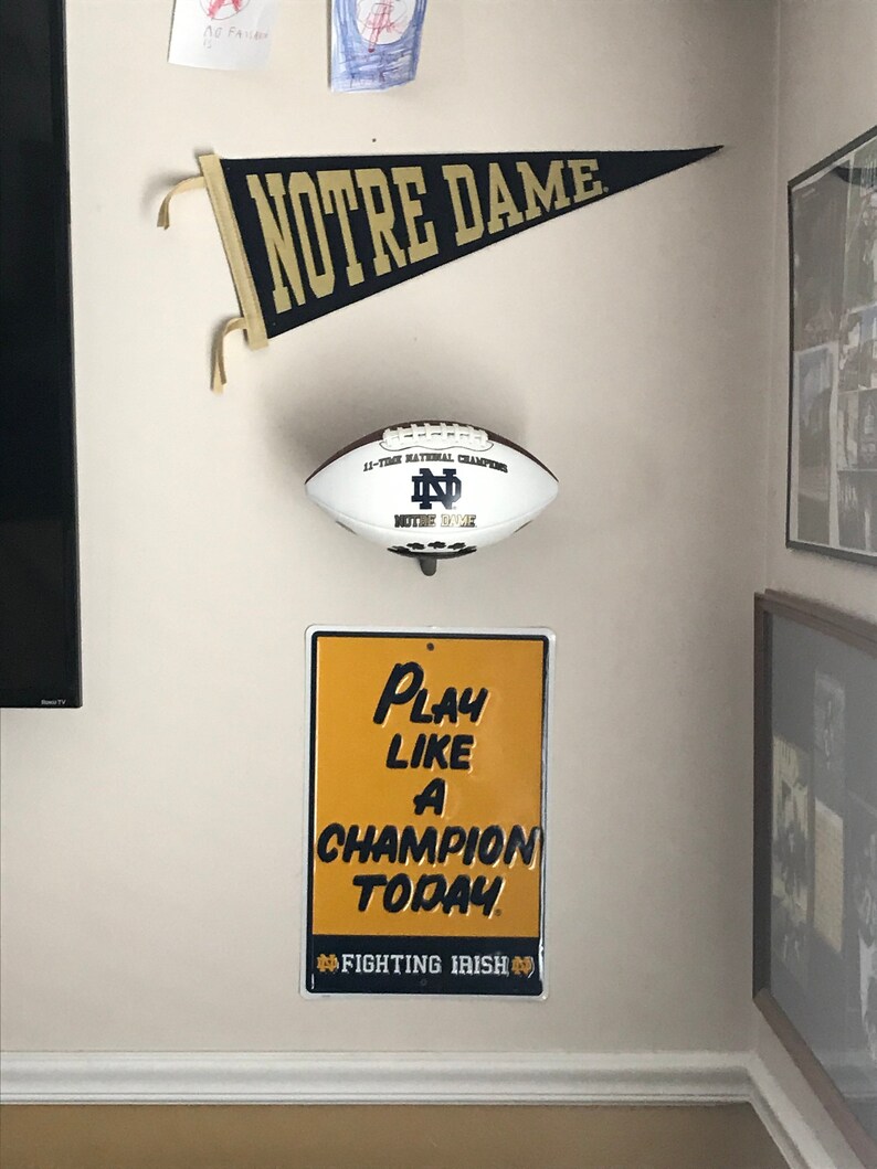 Wall mount Display Bracket for Footballs Etsy