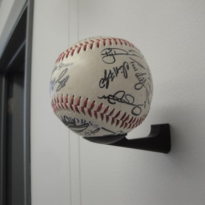 Wall mount Display Brackets for Baseballs and Softballs ...( Also available: Basketball, Soccer, volleyball, Football,  etc...