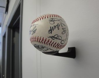 Wall mount Display Brackets for Baseballs and Softballs ...( Also available: Basketball, Soccer, volleyball, Football,  etc...