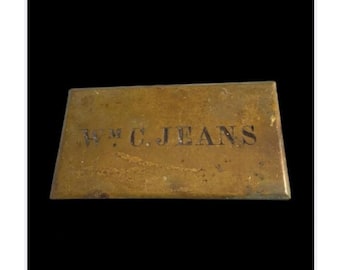 Vintage Levis Jeans Western Ad Reproduction Metal Sign Reclaimed