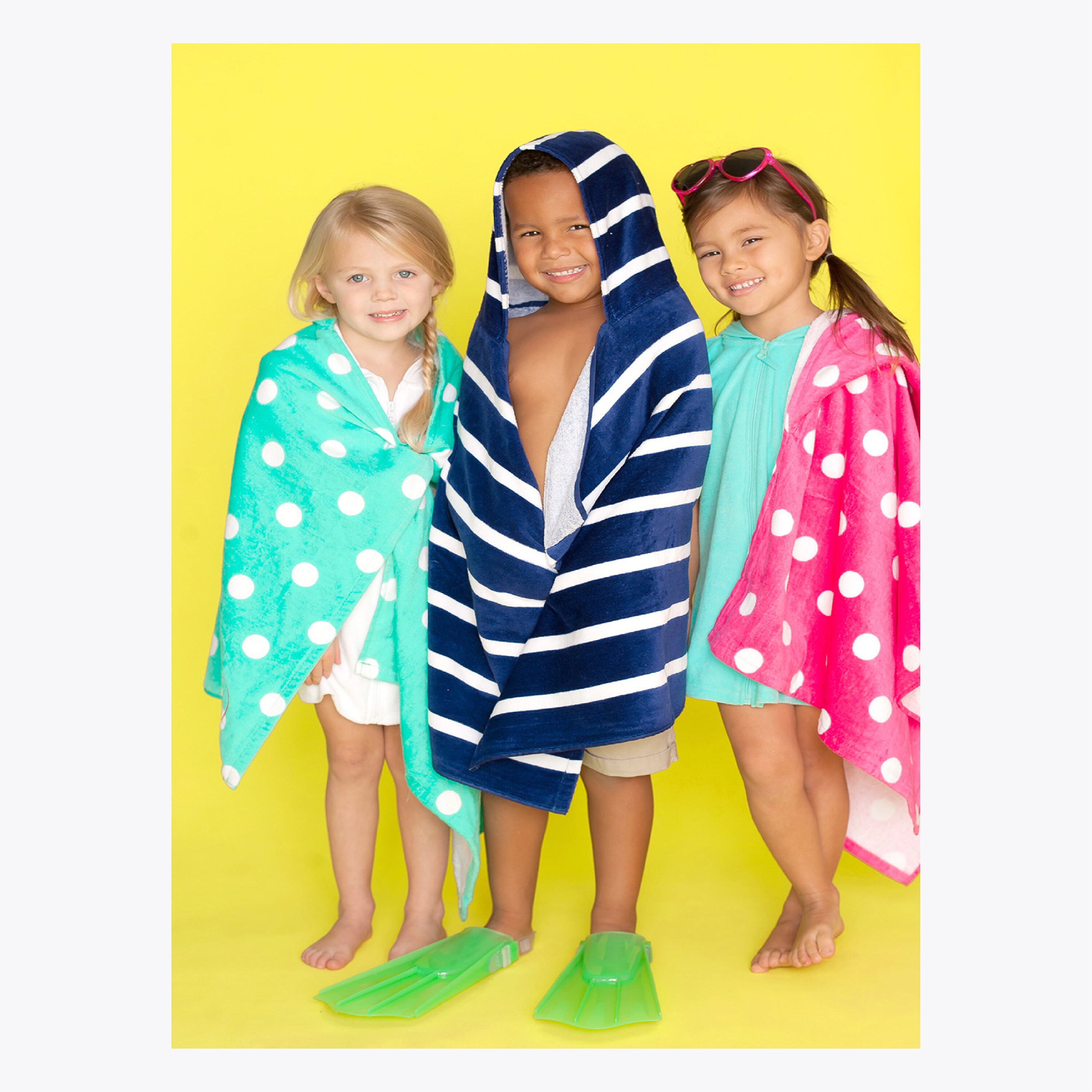 hooded beach towel boys