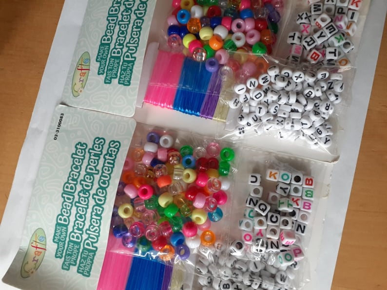 Alphabet Beads Numbers Letter Cubes Kit for Jewelry Making Etsy