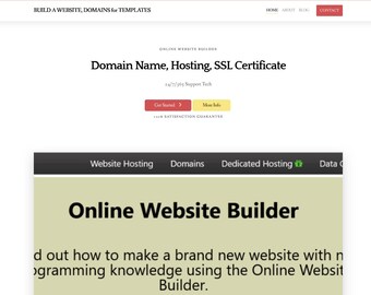 Creación de sitios web en línea, cómo hacerlo, nombres de dominio